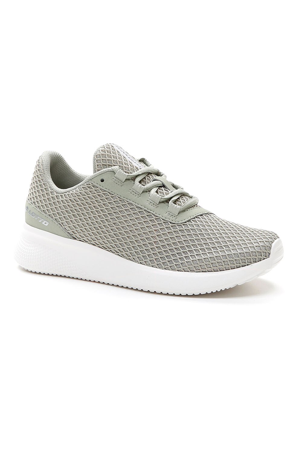 Lotto, Pantofi sport sport de plasa cu sireturi, Gri