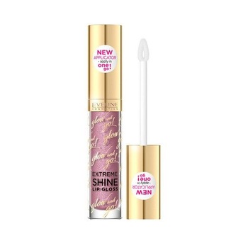 Luciu de buze, Eveline Cosmetics, Glow and go! Extreme Shine Lip Gloss, 08 Dreamy Purple, 4.5 ml Luciu de buze, Eveline Cosmetics, Glow and go! Extreme Shine Lip Gloss, 08 Dreamy Purple, 4.5 ml