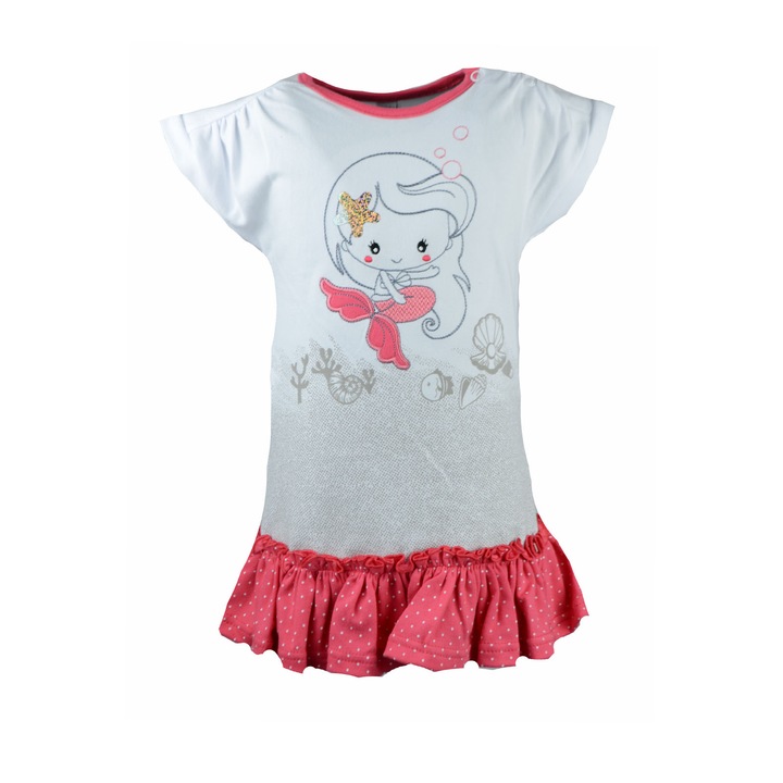 Rochita pentru fete Koala Syrenka 06-261A_86 cm, Alb 56860