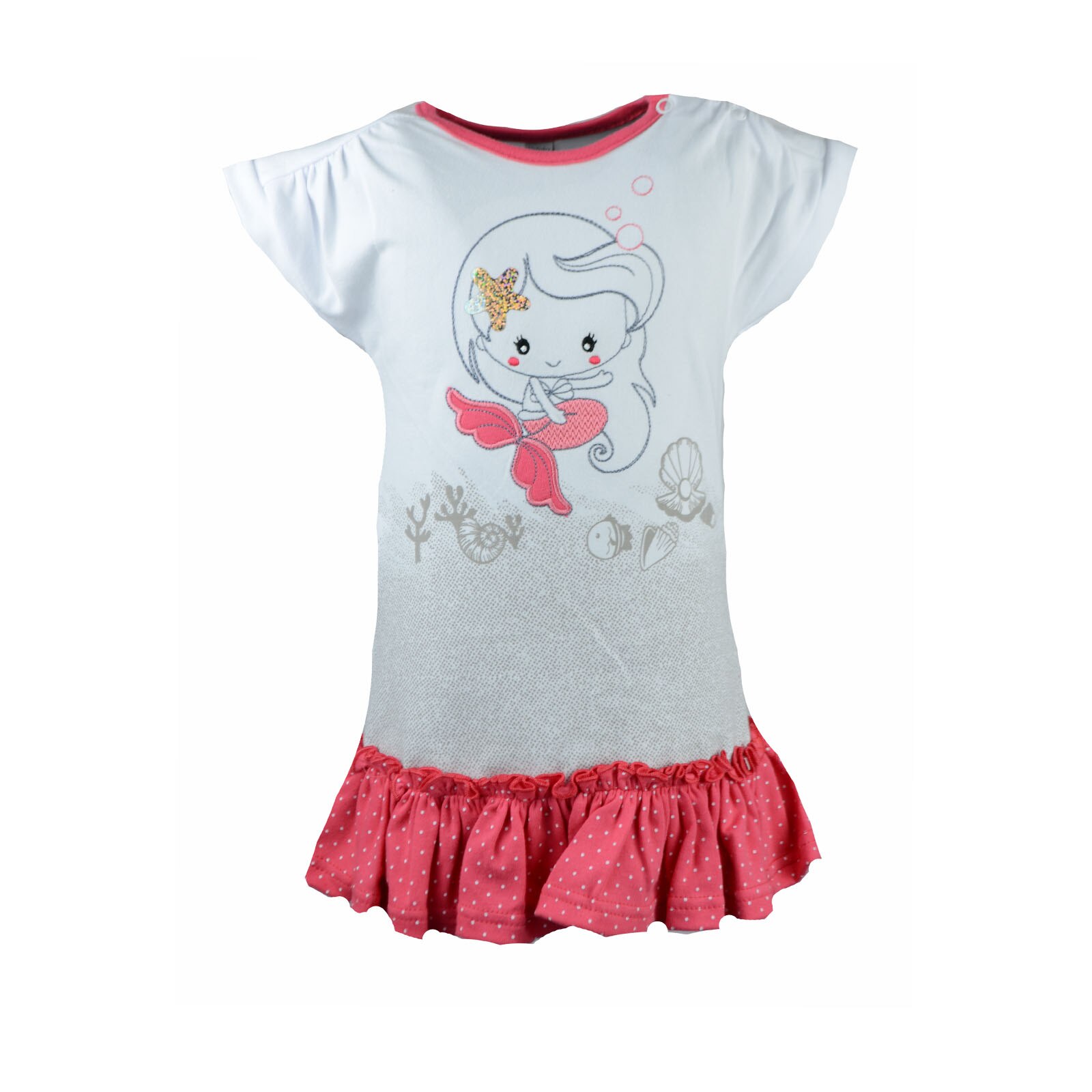 Rochita pentru fete Koala Syrenka 06-261A, Alb 56860