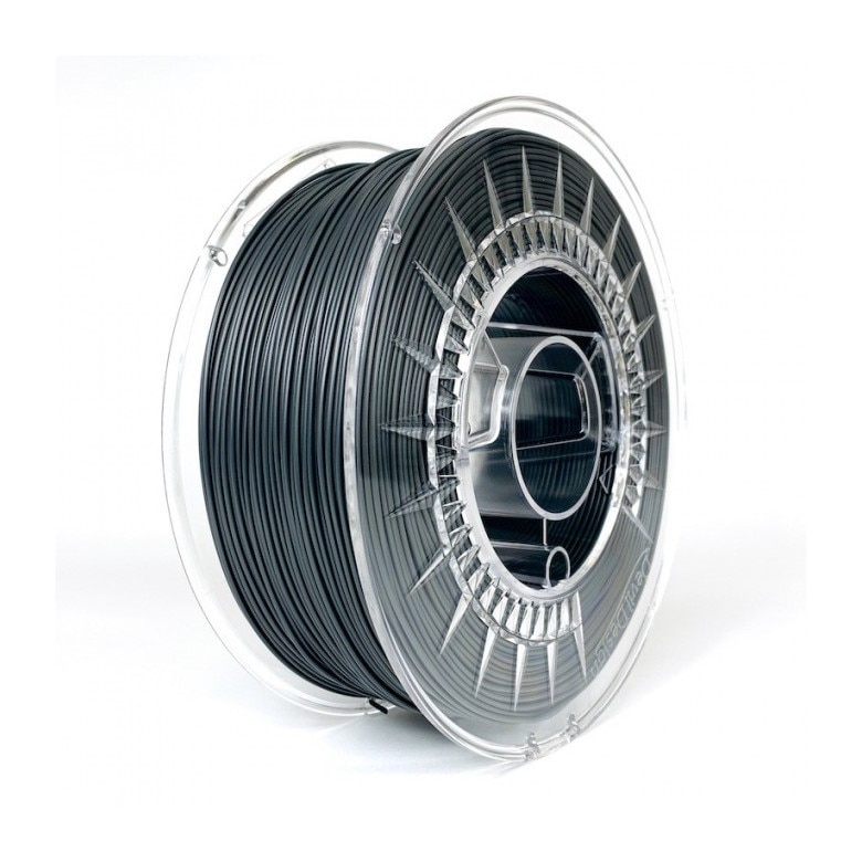 Filament PETG gri inchis 1.75mm, 1kg, Devil Design imprimanta 3D