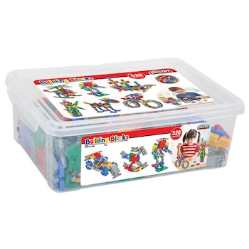 Set constructie Pilsan Building Blocks 320 piese in cutie Set constructie Pilsan Building Blocks 320 piese in cutie