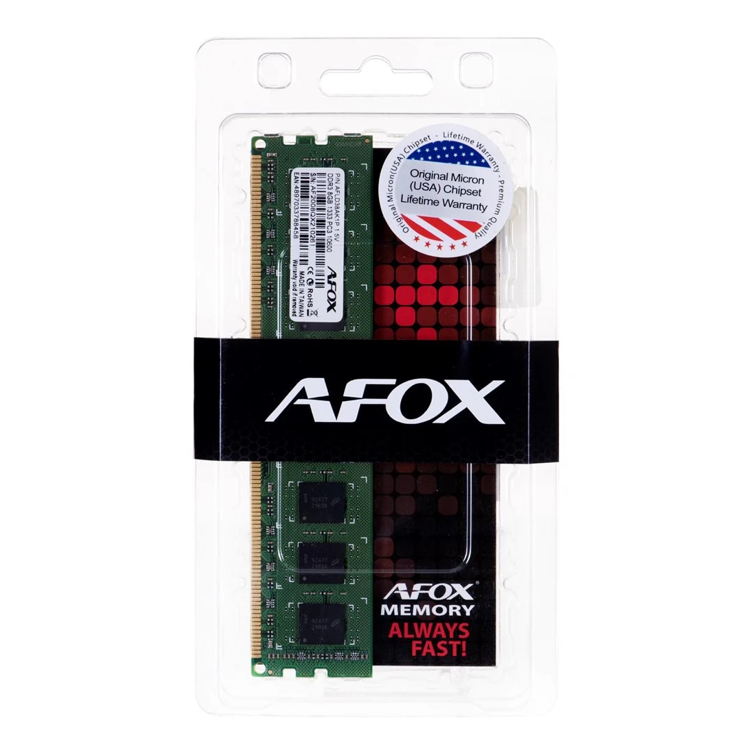 Memorie, 16 cipuri, compatibil slot DDR3, 8GB, Kingfast, latenta
