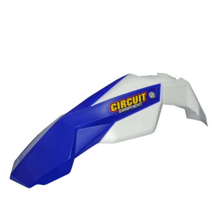 Aripa frontala universala pentru biciclete offroad, Circuit, Albastru / Alb