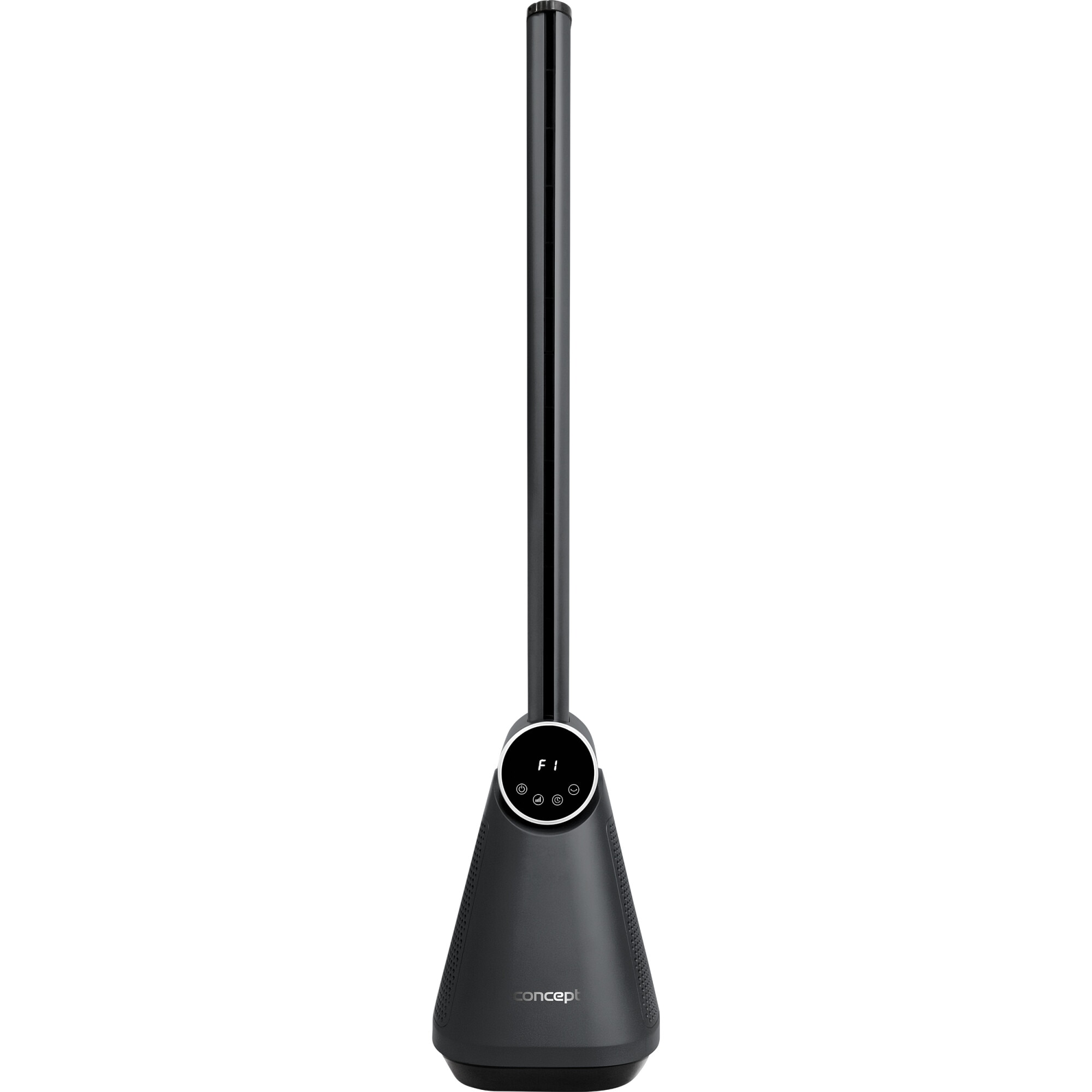 Ventilator turn Concept VS5130, Putere 50 W, 3 trepte de viteza, Display LED, Timer, Telecomanda, H 101 cm, Antracit