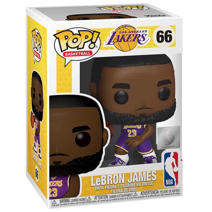 Funko POP! Kosárlabda - NBA, Lakers, Lebron James 66