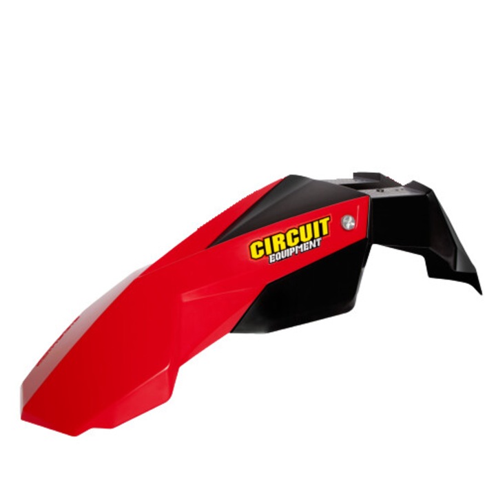 Aripa frontala universala pentru biciclete offroad si de strada, Circuit, Rosu / Negru