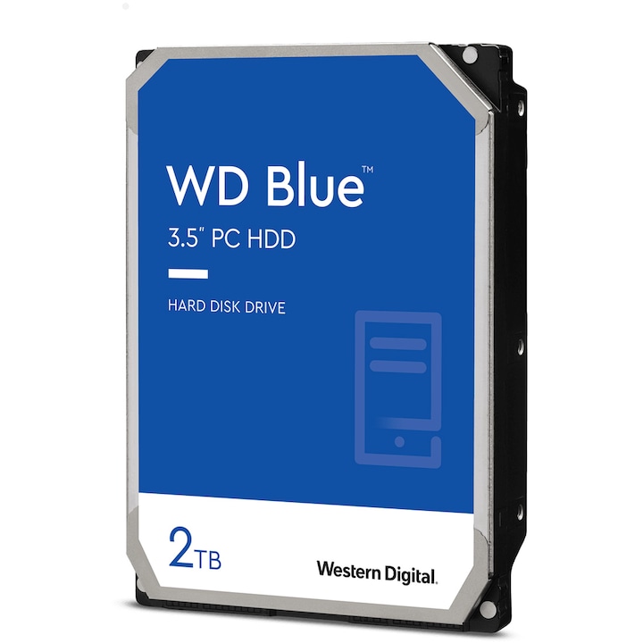 Хард диск WD Blue 2TB, 7200 об/мин, 256MB cache, SATA III