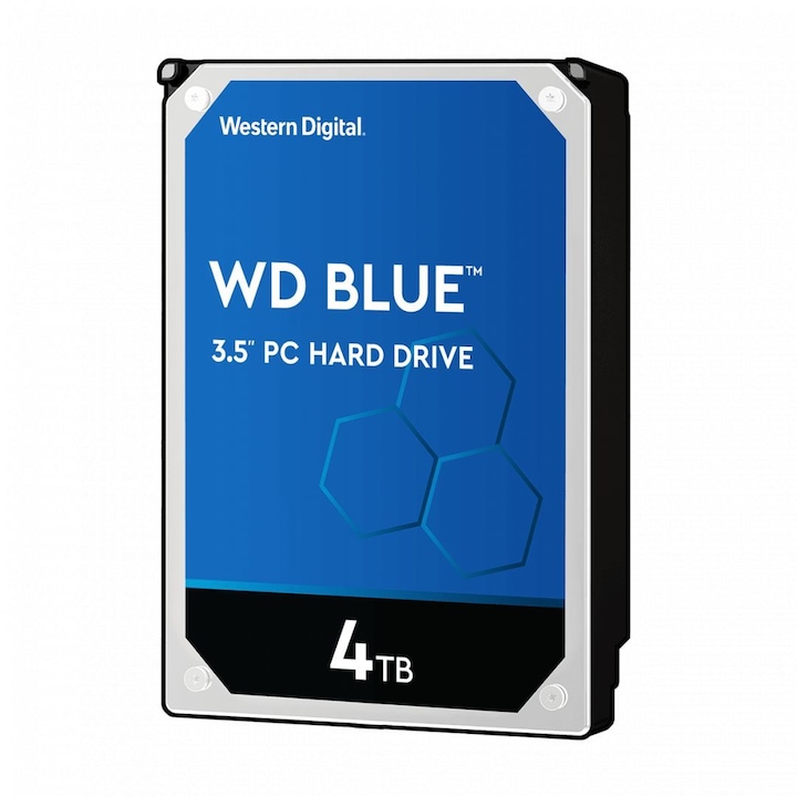 Western Digital Blue WD40EZAZ merevlemez, 3,5, 4000GB, SATAIII, 5400RPM, 256MB