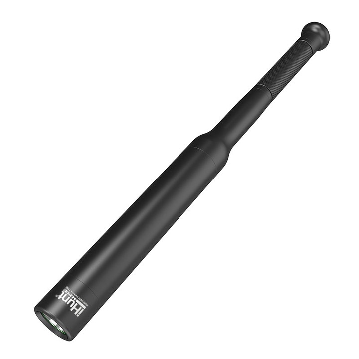 Lanterna iHunt Light Defense 1100, LED, din aluminiu, Acumulator inclus, Black
