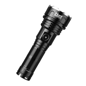 Lanterna iHunt Light Power 3000, LED, din aluminiu, Acumulator inclus, Black Lanterna iHunt Light Power 3000, LED, din aluminiu, Acumulator inclus, Black