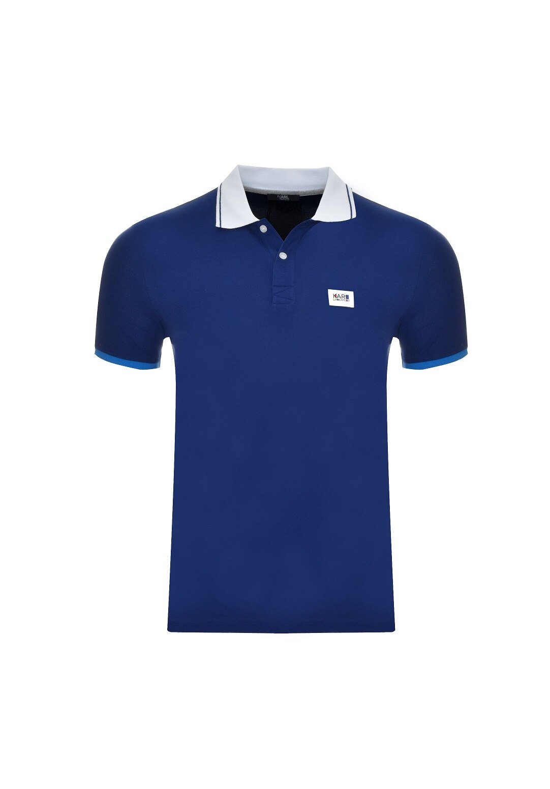Tricou polo , Karl Lagerfeld , Regular fit, Bleumarin