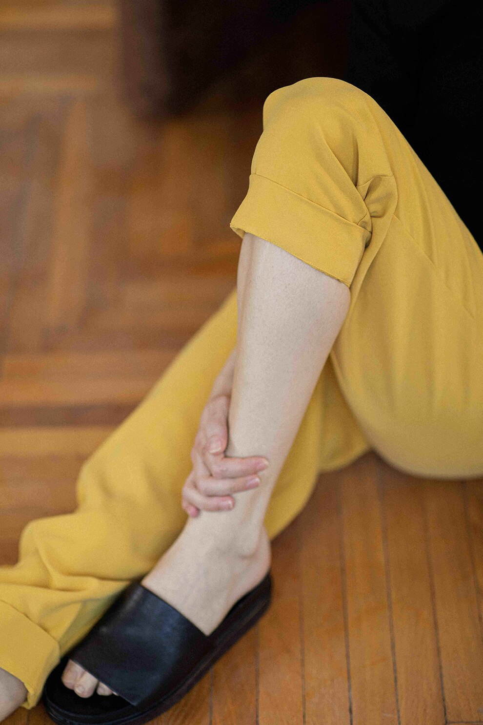 UNDRESS, Pantaloni conici, Galben