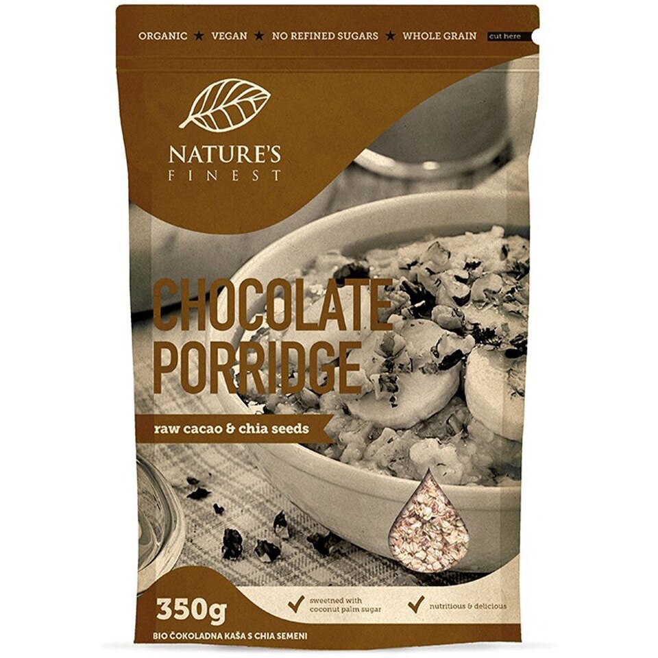 Porridge cu ciocolata ECO Nature`s Finest, 350g