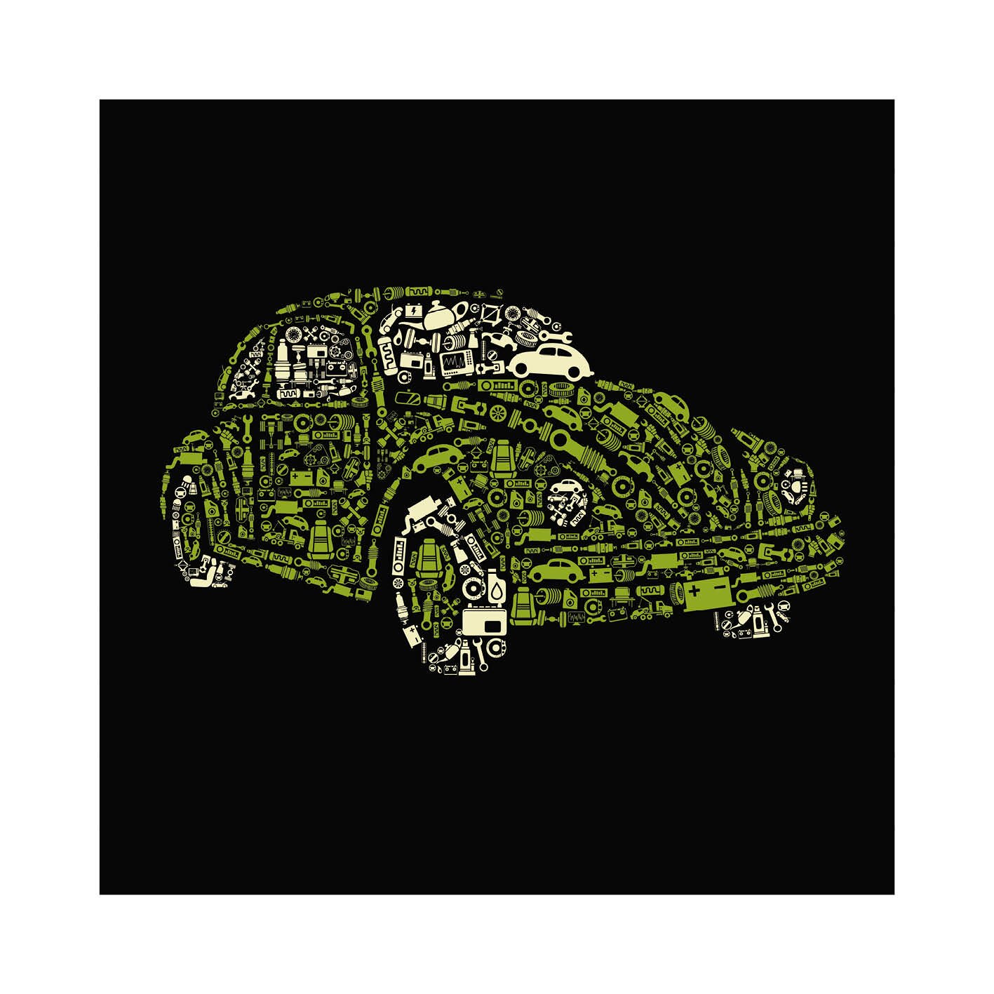 Poster -50x50 cm Beetle