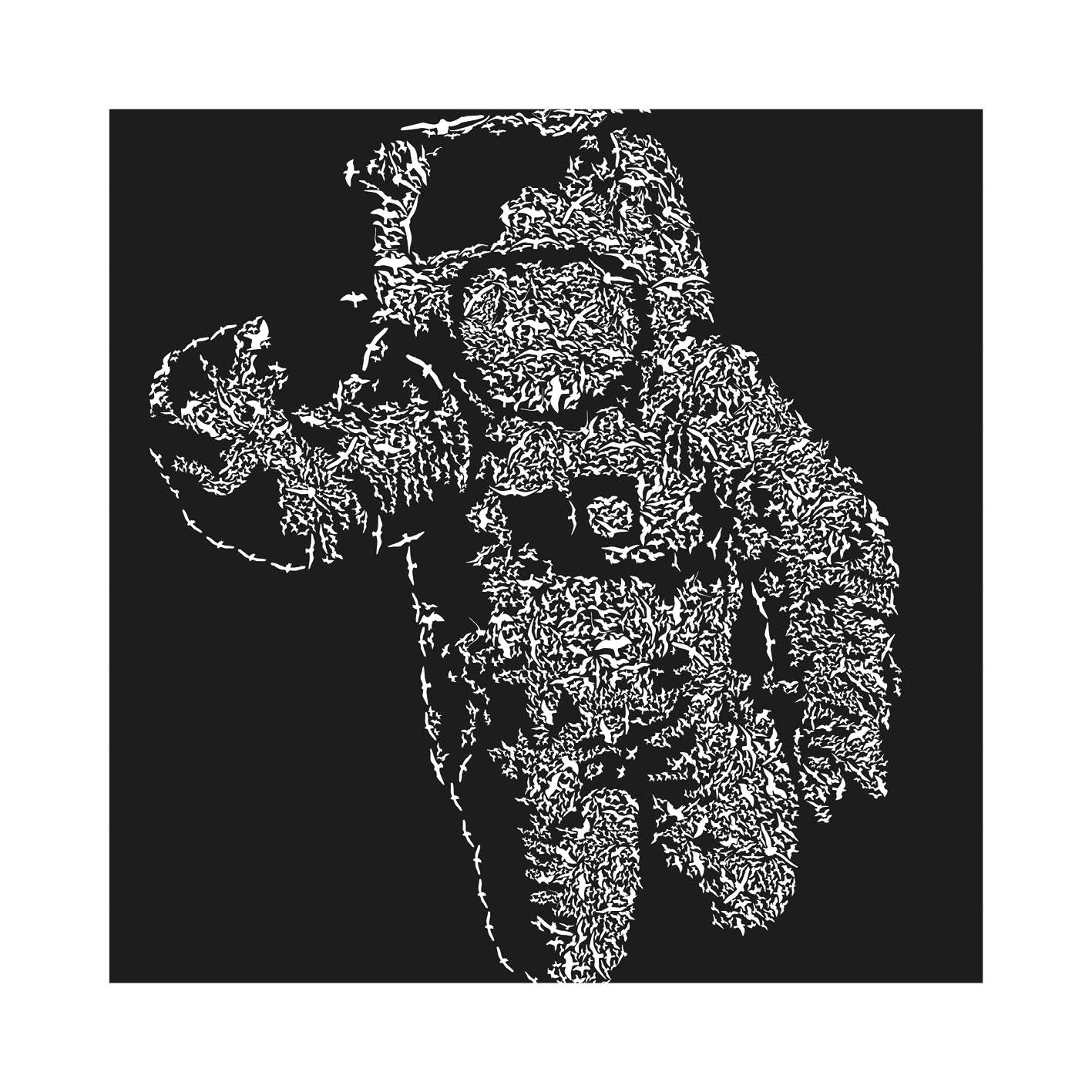 Poster -50x50 cm Astronautul zburator