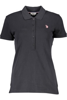 Tricou polo , US Polo Assn. , Slim fit, Negru Tricou polo , US Polo Assn. , Slim fit, Negru