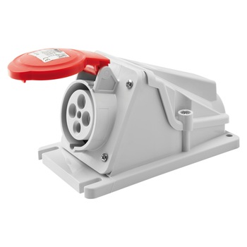 Priza industriala IP44 90° 3P+E 32A 400V 6H Priza industriala IP44 90° 3P+E 32A 400V 6H