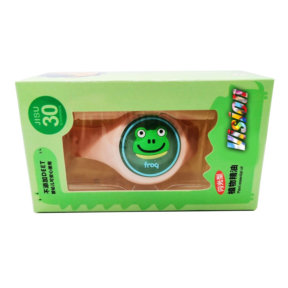 Bratara ceas parfumata, Antitantari, cu joc de lumini, bej, Vision