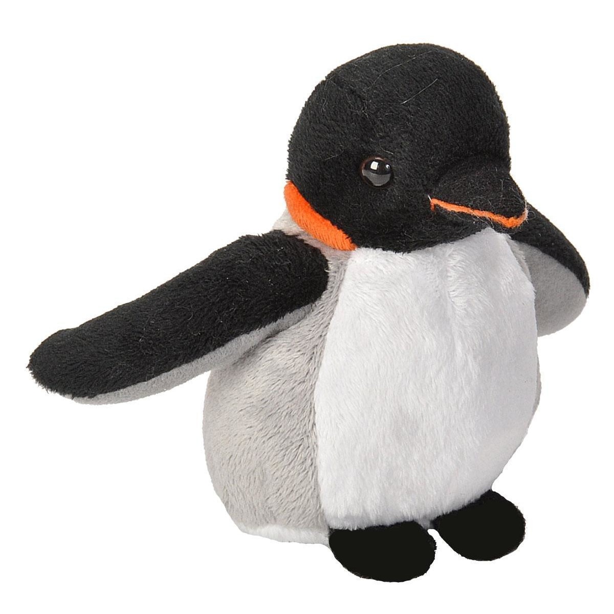Jucarie de plus - Penguin Emperor, 15 cm, Gri, Plus