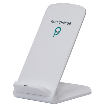 Incarcator wireless stand Spacer 2 in 1 SPAR-WCHG-01, Stand si Fast Charge 10W Qi, Alb Incarcator wireless stand Spacer 2 in 1 SPAR-WCHG-01, Stand si Fast Charge 10W Qi, Alb