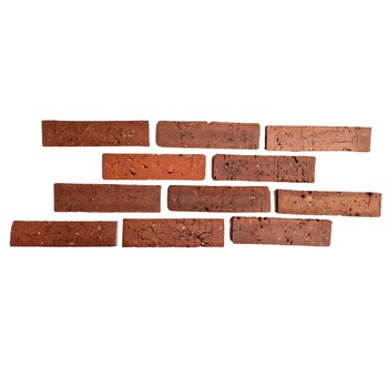 Placa decorativa tip Caramida Aparenta Recuperata Vintage, BRICKED, rosu/caramiziu, 240 x 60 x 11 mm Placa decorativa tip Caramida Aparenta Recuperata Vintage, BRICKED, rosu/caramiziu, 240 x 60 x 11 mm