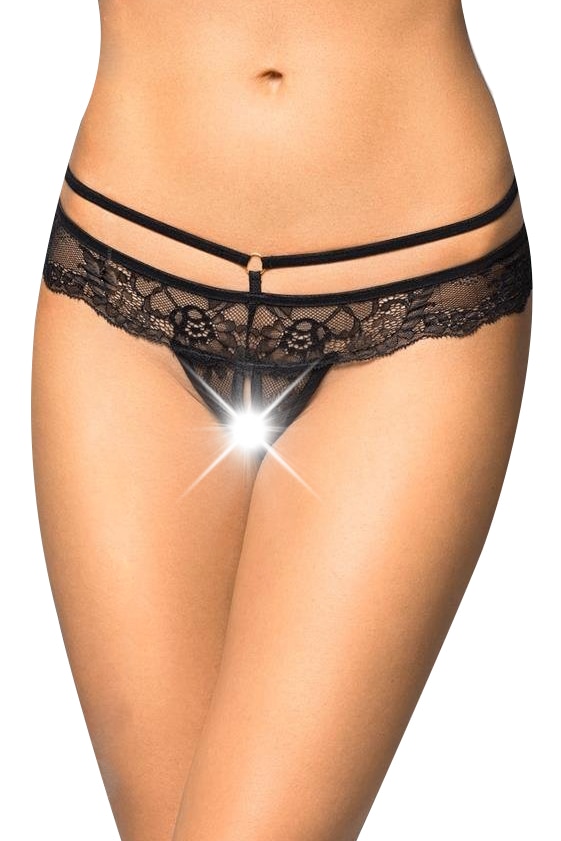Chiloti Erotic Thongs 2475, Softline, Poliamida/Elastan, Negru