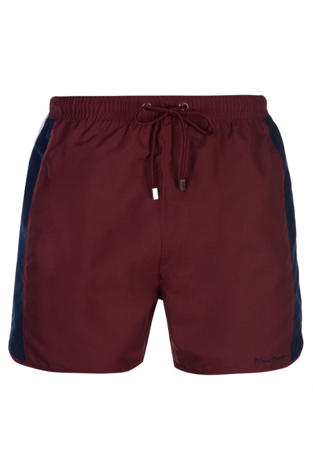 Pierre Cardin, Pantaloni scurti plaja, Rosu/Alb