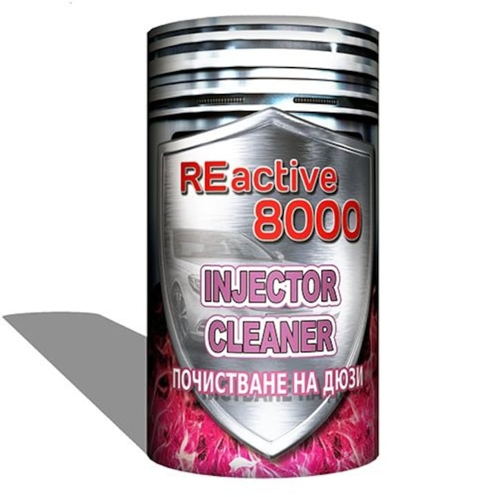 Добавка за намаляване на пушека и почистване на дюзите Реактив 8000 Injector cleaner, 50мл