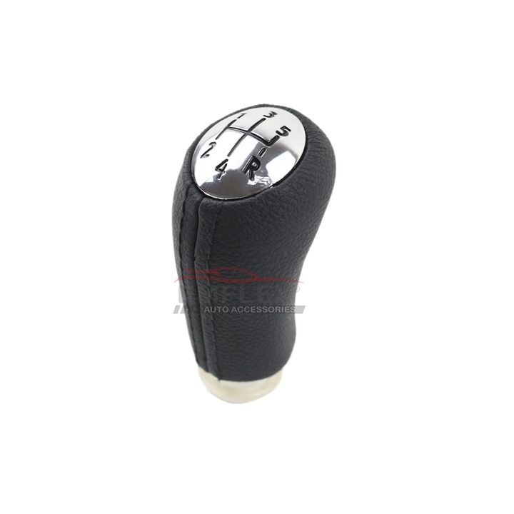 Cap schimbator auto Emzone, Renault Megane, Clio Espace, Dacia, 5 trepte, Piele, Neagru