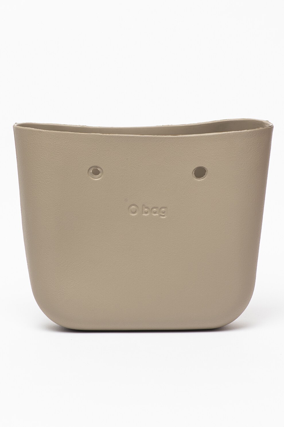O bag, Corp de geanta shopper cu logo stantat, Grej