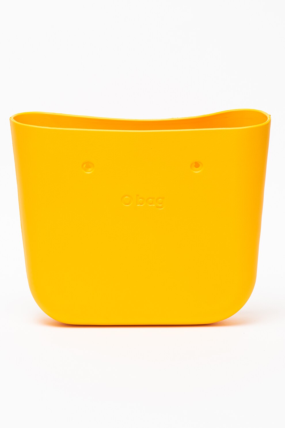 O bag, Corp de geanta shopper cu logo stantat, Galben sofran