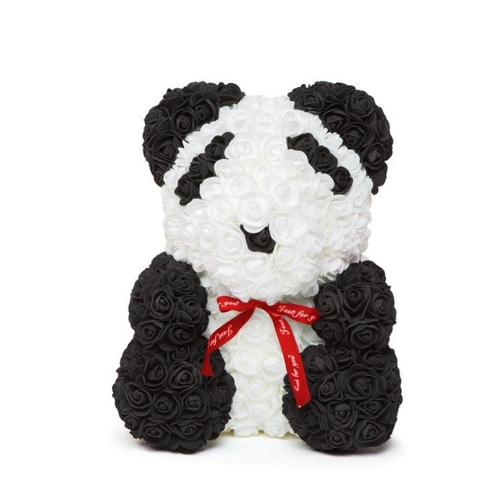 Ursulet Panda din Trandafiri - 40 cm