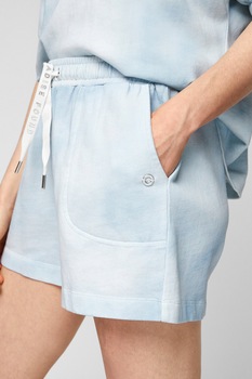 s.Oliver, Pantaloni scurti din jerseu cu model tie-dye, Albastru pastel s.Oliver, Pantaloni scurti din jerseu cu model tie-dye, Albastru pastel