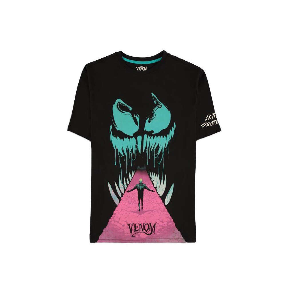 Tricou Difuzed Marvel: Venom - Lethal Protector Black - S