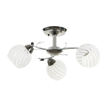 Candelabru Monteca, Crom, 3Xe27, El 973/3 Ch Candelabru Monteca, Crom, 3Xe27, El 973/3 Ch