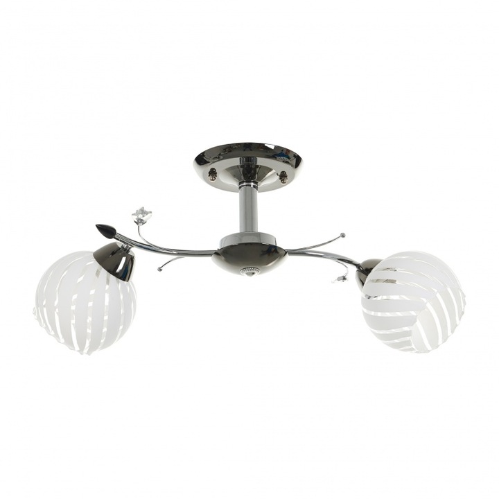 Candelabru Monteca, Crom, 2Xe27, El 973/2 Ch