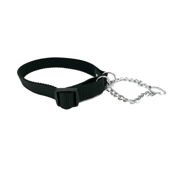 Zgarda strangulanta din chinga neagra 20 mm x 50 cm Zgarda strangulanta din chinga neagra 20 mm x 50 cm