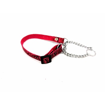 Zgarda strangulanta din piele naturala buffo 10 mm x 30 cm Zgarda strangulanta din piele naturala buffo 10 mm x 30 cm