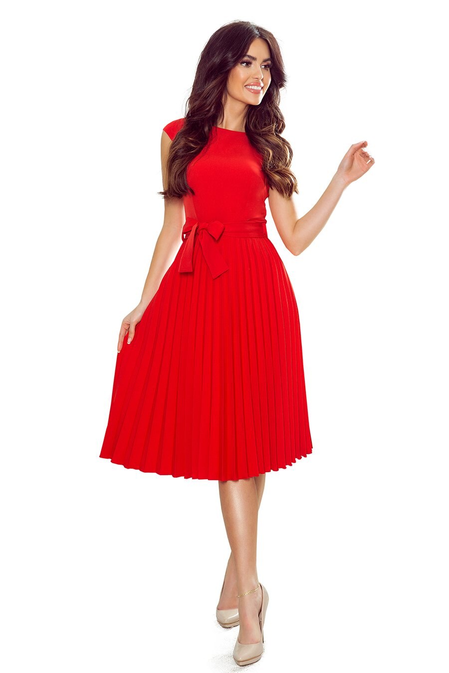 Rochie dama Annette, Rosu, Rosu