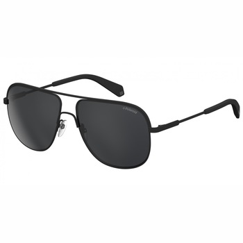 Ochelari de soare barbati Polaroid Aviator Matte Black/Grey/Green Polarized PLD2055/S 003/M9 Ochelari de soare barbati Polaroid Aviator Matte Black/Grey/Green Polarized PLD2055/S 003/M9