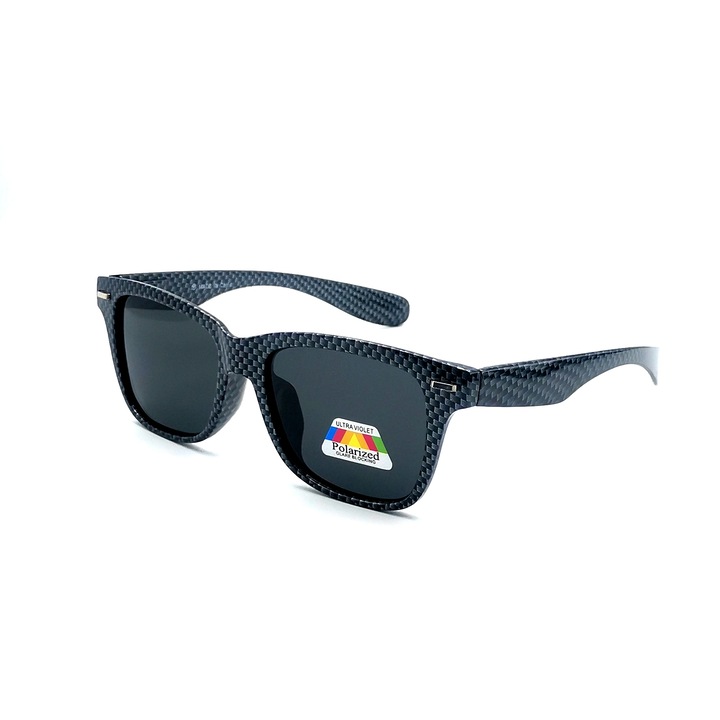 Nevermore Wayfarer Uniszex napszemüveg, Polarizált, Fekete