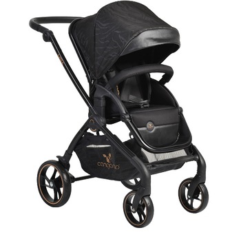 Carucior Cangaroo 2 in 1 Mira Negru Carucior Cangaroo 2 in 1 Mira Negru