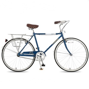 Bicicleta de oras 26 inch, PHOENIX, cadru otel, portbagaj, jante aluminiu, cric, vintage, albastru Bicicleta de oras 26 inch, PHOENIX, cadru otel, portbagaj, jante aluminiu, cric, vintage, albastru