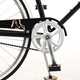 Велосипед PHOENIX, Градски, 26 инча, Багажник, Винтидж, Стоманена рамка, Черен