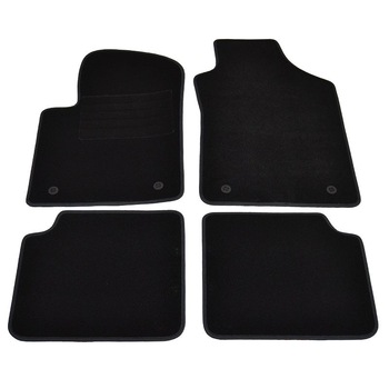 Set covorase AutoLux, mocheta, pentru Fiat 500 7/2007-, negru, 4 buc Set covorase AutoLux, mocheta, pentru Fiat 500 7/2007-, negru, 4 buc