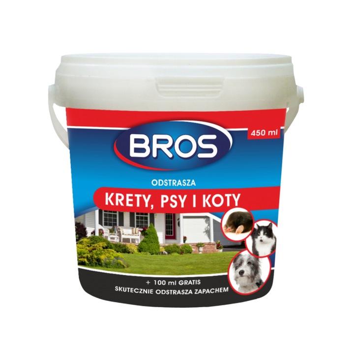 Pasta impotriva rozatoarelor, cainilor, pisicilor si cartitelor Bros, 450 ml