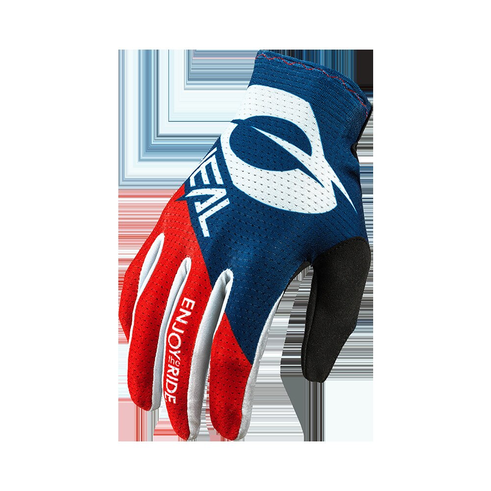 Manusi Ciclism O'Neal Matrix Stacked - XL/10, Albastru-Rosu