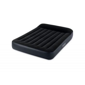 Saltea gonflabila pentru camping, INTEX 64148, 2 locuri, neagra, acoperita cu velur, pompa electrica inclusa, 191 x 137 x 25 cm Saltea gonflabila pentru camping, INTEX 64148, 2 locuri, neagra, acoperita cu velur, pompa electrica inclusa, 191 x 137 x 25 cm