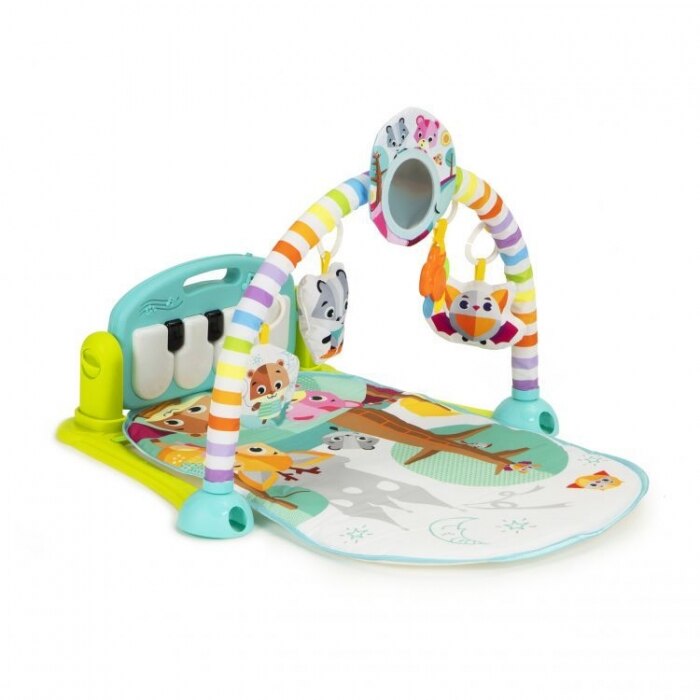 Salteluta de joaca pentru copii cu pian si jucarii ecotoys cc9690